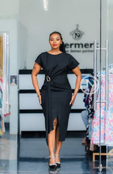 Elegant Chic black dress